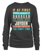 JAYDEN Personalized Name Shirt JAYDEN First Name