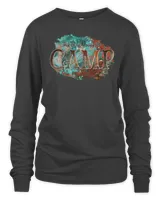 Official The Girl Loves to Camp Camp Life T-Shirt