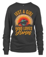 Official Just a Girl Who Loves Horses Pet Appreciation Week T-Shirt