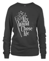 My Wand Chose Me Flutist Gifts Music Flute Pullover Hoodie