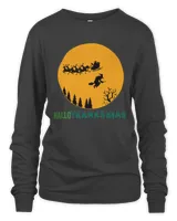 happy hallothanksmas funny gift for halloween and christmas T-Shirt