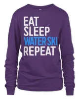 Eat Sleep Water Ski Repeat T-Shirt Water Skiing Gift