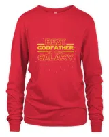 Mens Godparent Godfather Shirt Gift, Best Godfather in the Galaxy T-Shirt