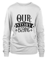 Our Story Begins on Christmas, Men's & Women's Merry Christmas Shirt