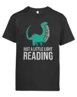 Just A Little Light Reading Dinosaur With Books For Bookworm