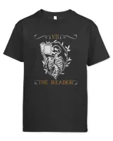 Reader Tarot Card Funny Skeleton Librarian Halloween