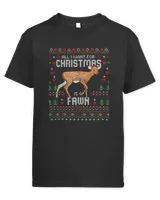 Fawns Fawn Deer Lover Baby Roe Christmas Ugly Xmas Sweater