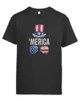 Happy 4th Of July American Patriotic US Flag Merica