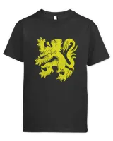 Lion Leo Belgian Lion Top Rugby Football Coat of Arms of Belgium