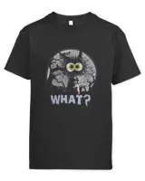 Black Cat Paws What Shirt Funny Black Cat With Knife Killer Halloween