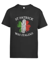 St Patricks Was Italian Shamrock Italy Flag Gift Womens Men