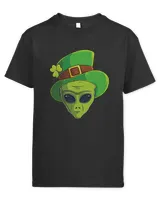 Funny Alien Leprechaun St Patricks Day Irish Shamrock Men