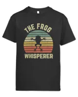 Frog Gift Whisperer Shirt Funny Retro Toad Ribbit Tree Frog
