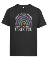 Rainbow Dot Day Make Your Mark See Where It Takes You Dot TShirt