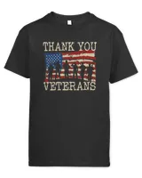 American Flag Thank you Veterans Proud Veteran Best Gift