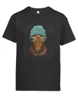 Hipster Horse With Glasses Farmer Farm Animal Lover 574