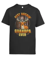 Mens Buckin Grandpa Ever Deer Hunting Fathers Day