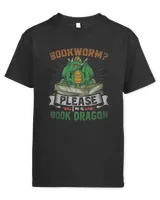 Im A Book Dragon Librarian Book Reading Funny Book Dragon