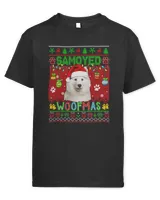 Samoyed Christmas Woof Santa Samoyed Lover Owner Family 39