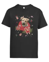 Blackmouth Cur Dog In Christmas Card Ornament Pajama Xmas430
