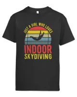 Indoor Sky Diving Girl Extreme Sports Indoor Skydiving