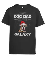 Boxer Best Dog Dad In The Galaxy Funny Puppy Christmas Xmas 93 Boxers Dog