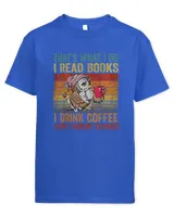 Funny Owl That's What I Do I Read Books I Drink Coffee T-shirt