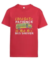 Funny School Bus Driver Christian Design with God