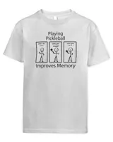 Playing Pickleball Improves Memory Shirt, Funny Pickleball T-Shirt, Pickleball Lover Sweatshirt, Pickleball Player Sweater, Sport Lover Tee