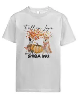 Fall In Love With Shiba Inu Halloween Autumn 2022 Pumpkin22