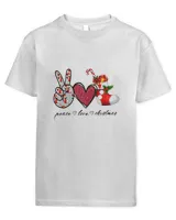 Peace Love Christmas Tis The Season Christmas Family Pajamas 22