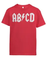 Boys Girls Teachers ABCD Rock Graphic back to School T-Shirt
