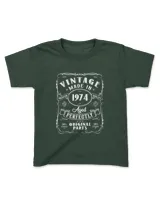 Vintage 50th Birthday Decorations Men Funny 1974 50 Birthday T-Shirt
