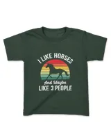 I like Horses and maybe 3 people funny vintage