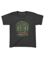 Vintage 1974 Limited Edition Shirt 50 year old 50th Birthday T-Shirt