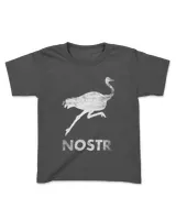Nostr Ostrich Logo Grunge Distressed Vintage