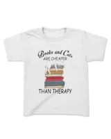 Books And Cats Are Cheaper Than Therapy QTCAT191222A6