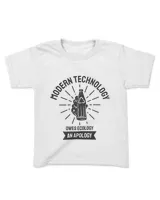 Modern Technology Owes Ecology An Apology (Earth Day Slogan T-Shirt)