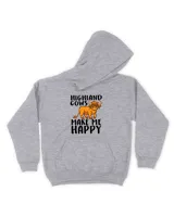 Funny Highland Cow Gift Men Women Cute Scottish Cow Lover