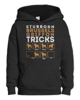 Stubborn Brussels Griffon Dog Tricks Graphic T-Shirt