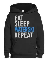 Eat Sleep Water Ski Repeat T-Shirt Water Skiing Gift