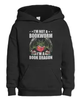 Im A Book Dragon Not A Worm Book Lovers Reading