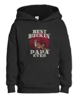 Best Buckin Papa Best Papa Ever Gifts Funny Deer Hunter 2