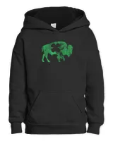 Buffalo Shamrock St. Patrick's Day Irish Saint Paddy's Bison Sweatshirt