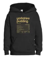 Yorkshire Pudding Nutrition Facts Thanksgiving Christmas T-Shirt