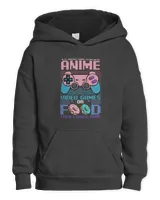 Anime Video Games Food Lover Japanese Fan Nerd Geek Gaming 3