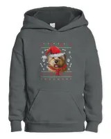 Ugly Sweater Christmas Norfolk Terrier Santa Hat Pajama Xmas