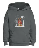 Leonberger Under Moonlight Snow Christmas Pajama 314