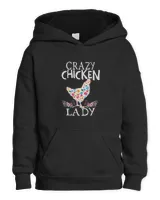 CRAZY Chicken Lady Funny Chicken Lovers