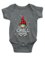 Chill Gnome Buffalo Plaid Matching Family Christmas Pajama